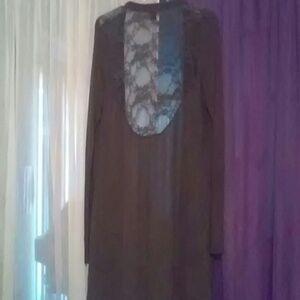 Laced Back Cardigan